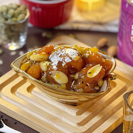 Aloo Bukhara Chutney (Aloo Bukhara چٹنی)