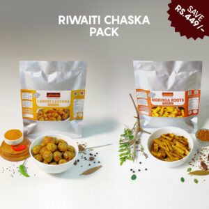 Riwaiti Chaska Pack | Lahori Lasoora Pickle & Moringa Pickle (روایتی چسکہ پیک | لاہوری لسوڑا اچار اور مورنگا اچار)
